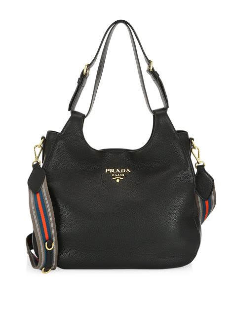 prada hobo bag leather|prada hobo bag sale.